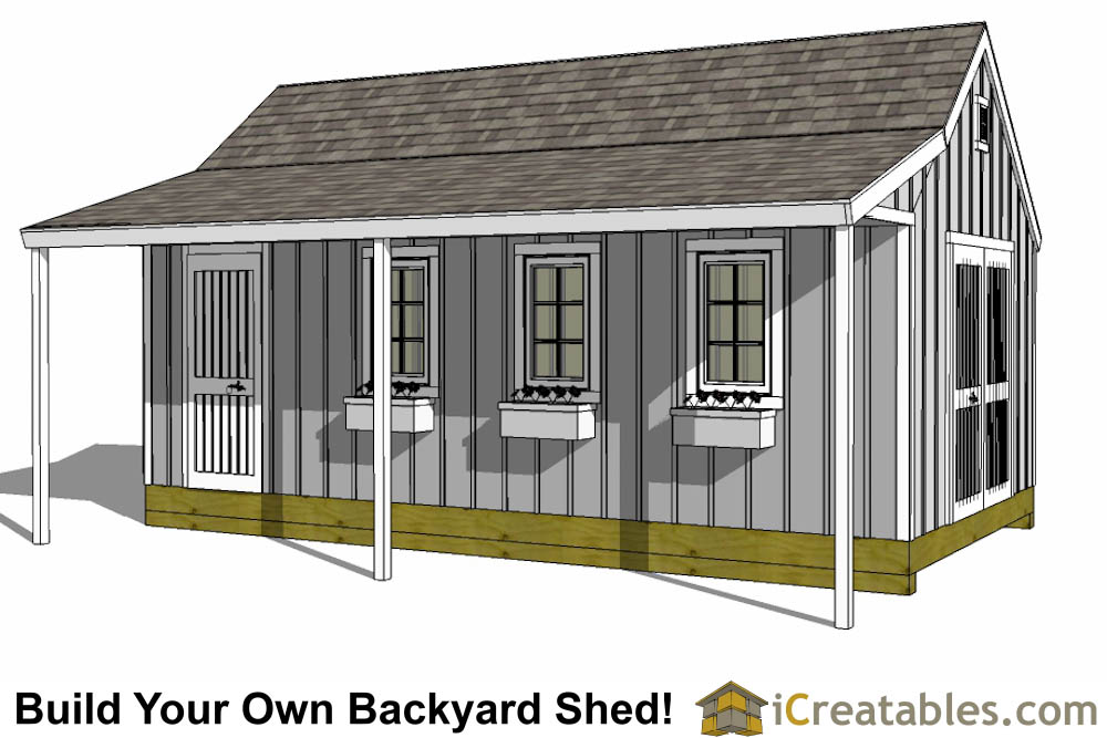 12x24 Shed Plans Easy To Build Shed Plans and Designs