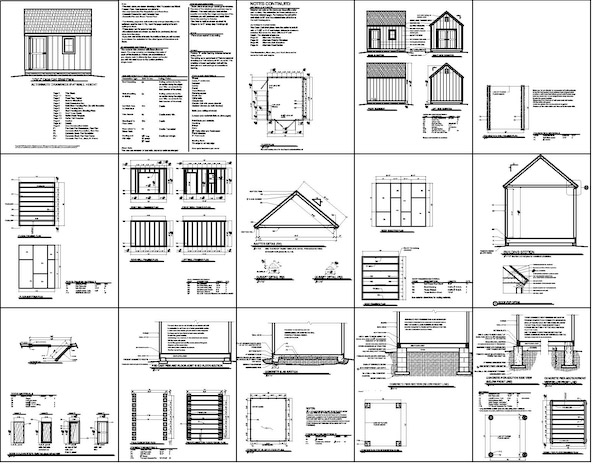 8x8 Cape Cod Shed Plans  Storage Shed Plans  icreatables.com