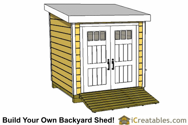 x8' Lean To Shed Plans View Shed Plans