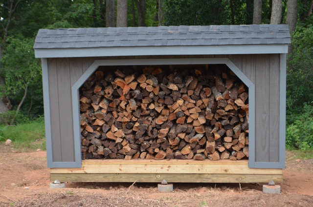 4×12 Firewood Shed Plans Built in Gainsville, Virginia as Boy Scout Eagle Project!