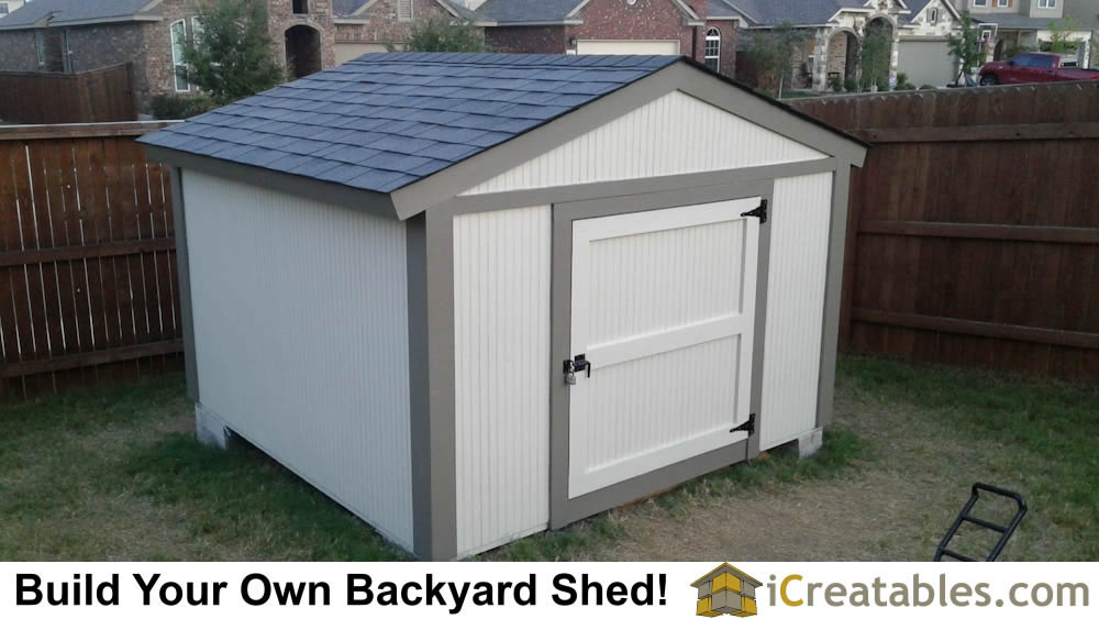 8×8 Short Backyard Shed Built In Texas!