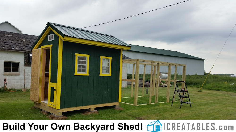 6×8 Chicken Coop-8 Nest