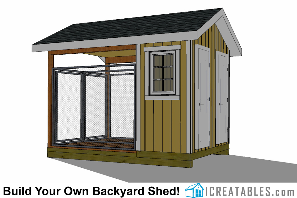 Dog kennel shed outlet plans