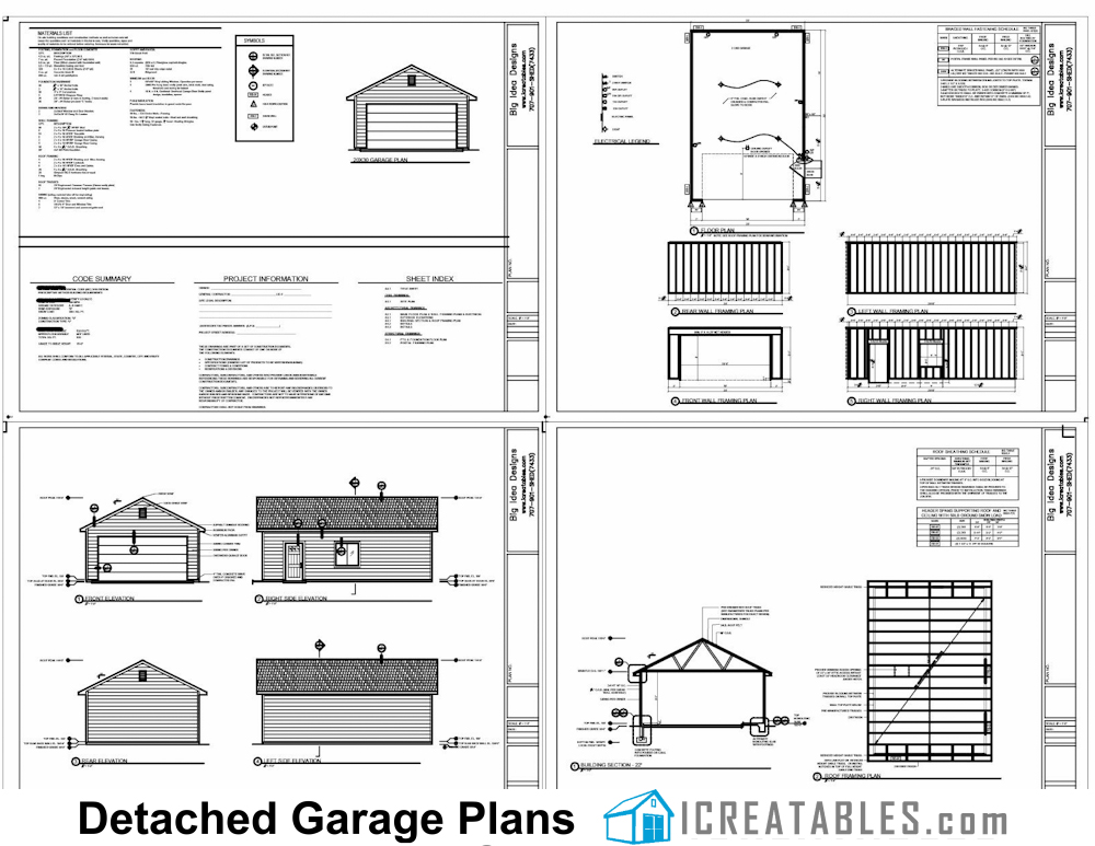 20x30 garage plans example