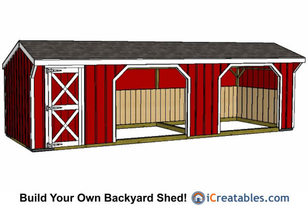 10x12 barn shed plan