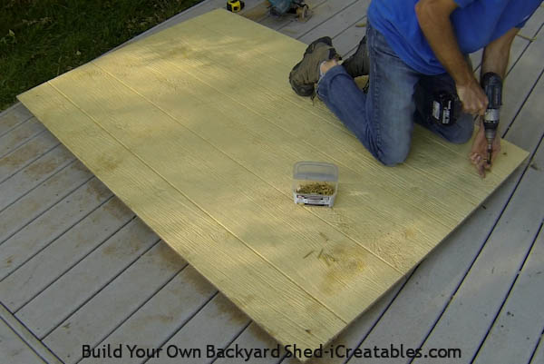 How to build a shed door attach front door to shed door