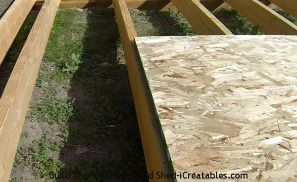 end of floor sheeting meeting on floor joist-how to build a floor