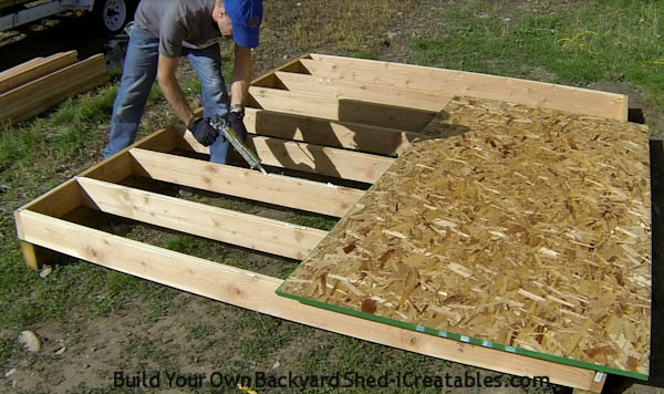 how to glue floor sheeting to floor joists