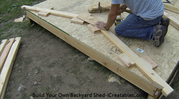 Building+Roof+Rafters How To Build A Shed Roof Rafters | icreatables 