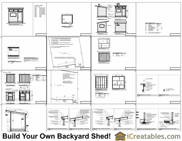 8x10 office shed plans, studio shed