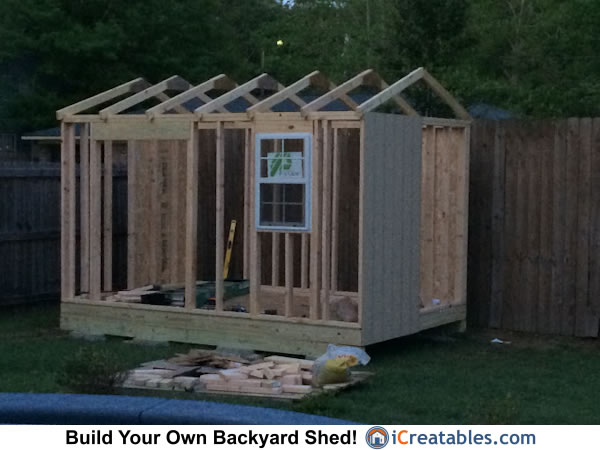 8x12 backyard shed