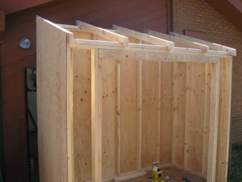 side wall sheeting installed