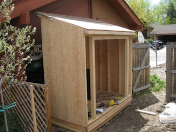 roof sheeting installed