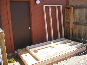 framing second side wall