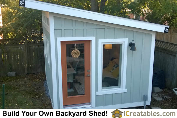 10×12 storage shed plans & blueprints for constructing a