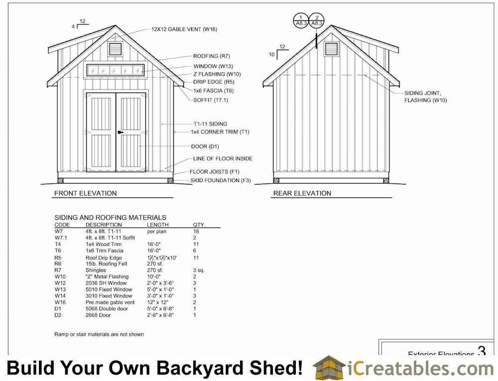 10x16 Shed Plans With Dormer iCreatables.com