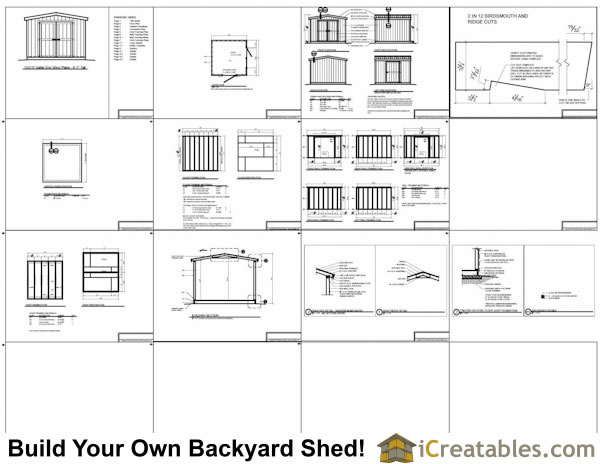 10x10 shed plans example