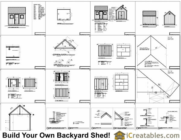 shed plans example