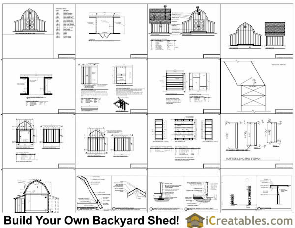 10x18 barn shed plans