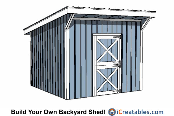 12x12 Shed Plans - Build Your Own Storage, Lean To, or 