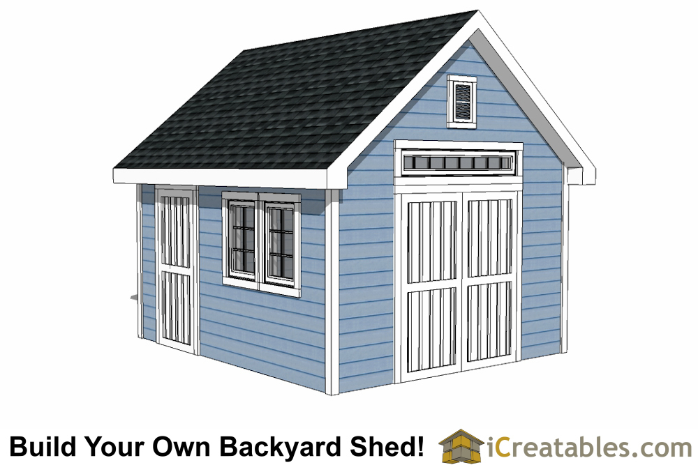 12x14 garden shed plans