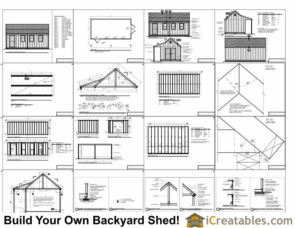 12x24 Cape Cod Style Shed With Porch Plans