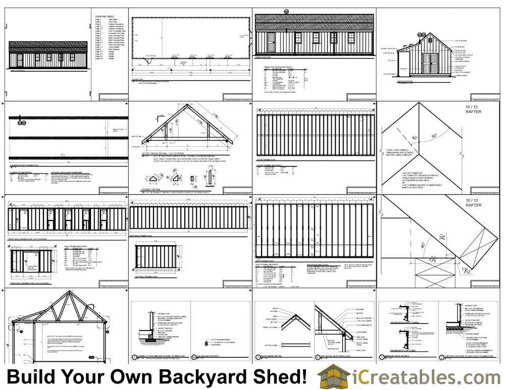 14x40 Cape Cod Style Shed With Porch Plans