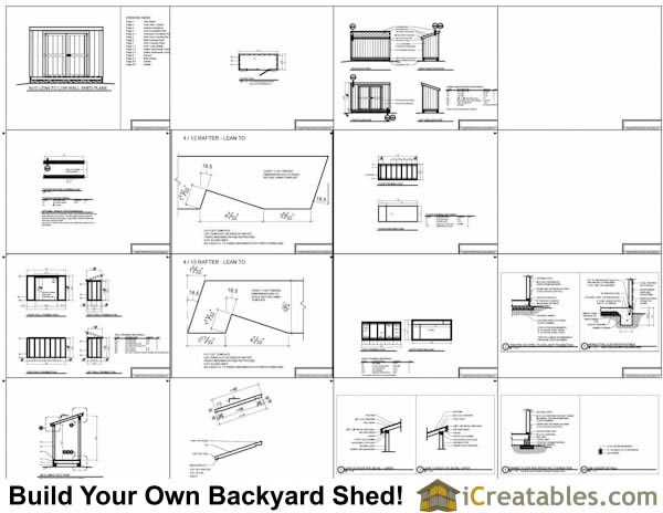 4x10 generator shed plans