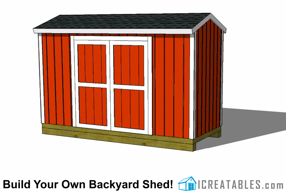 4x8 backyard shed plans