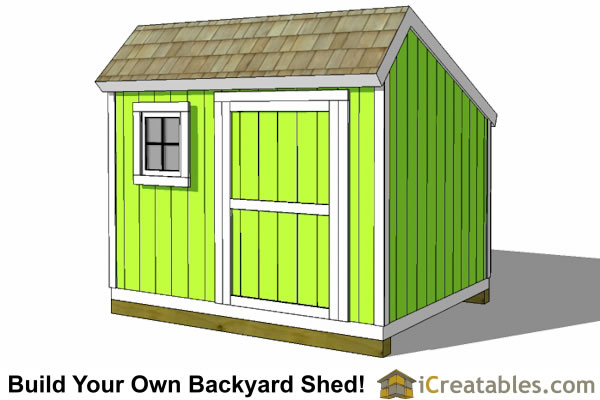 8x10 saltbox shed plans