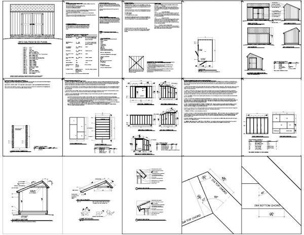 salt box shed plans