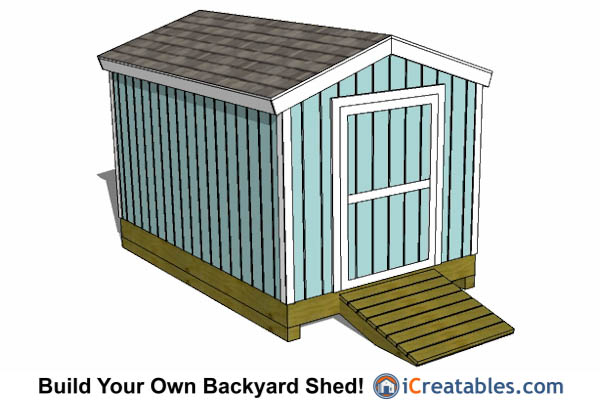 8x12 Gable shed