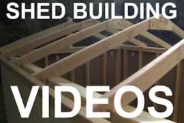 shed building videos link